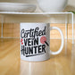 Certified Vein Hunter Phlebotomist Mug – Funny Medical Lab Tech Gift for Coworkers, Nurses & Students - Mallard Moon Gift Shop