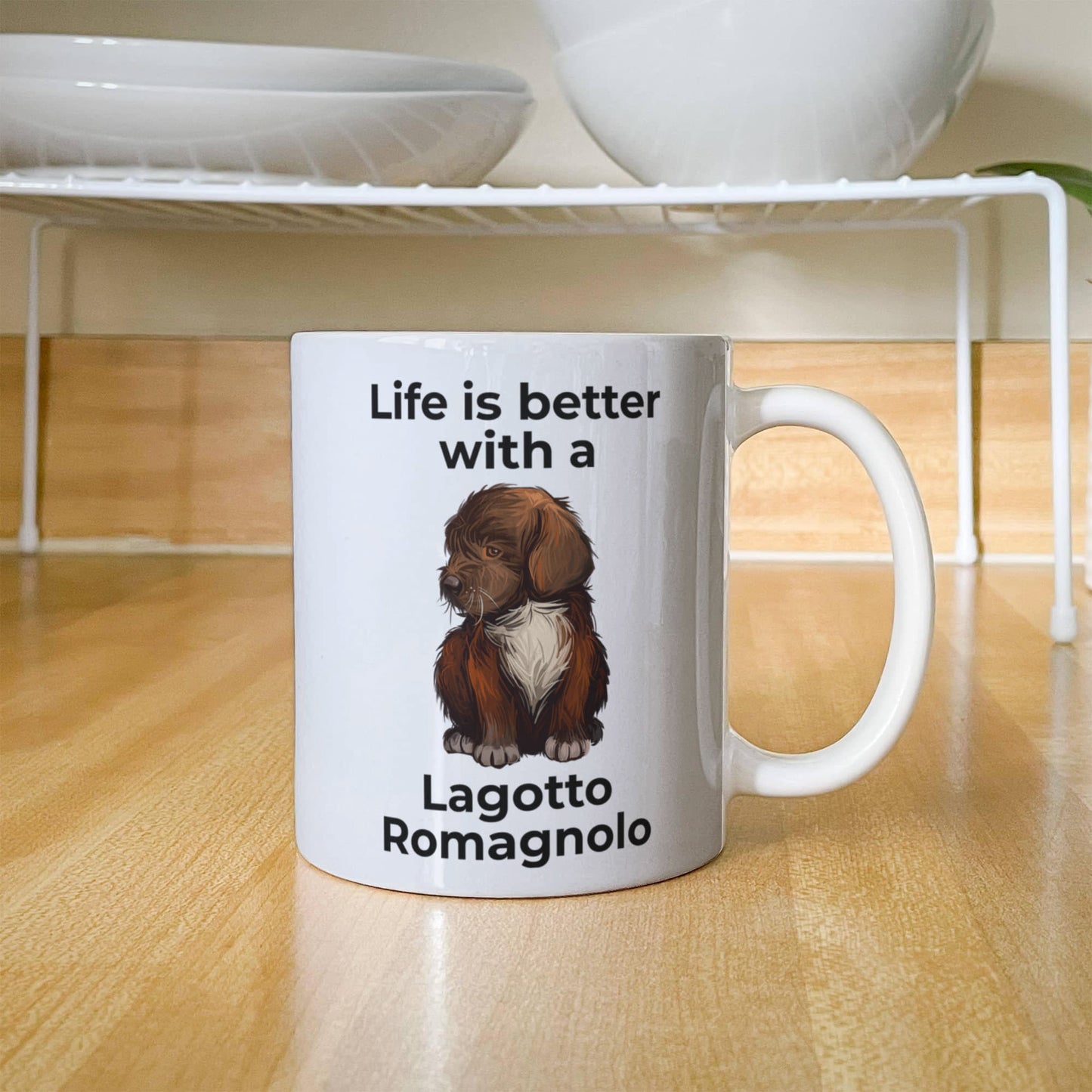 Life Is Better with a Lagotto Romagnolo Coffee Mug – Cute Dog Lover Gift for Lagotto Romagnolo Owners, Breeders & Pet Parents - Mallard Moon