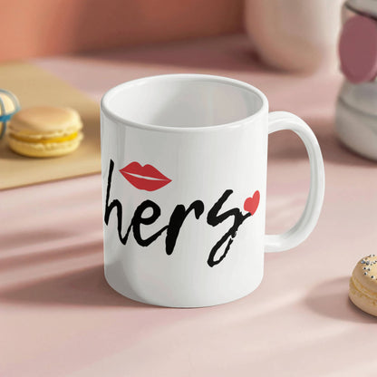 Her Love Mug – Ceramic Coffee Cup (11oz/15oz) Perfect for Romantic Occasions - Mallard Moon Gift Shop