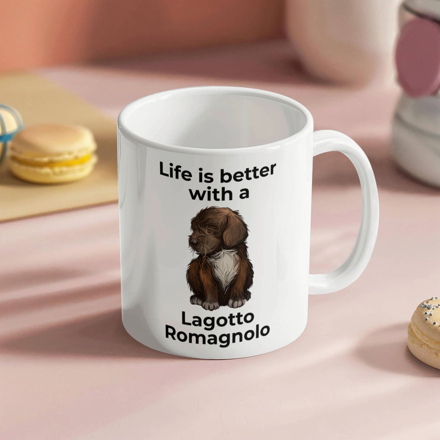 Life Is Better with a Lagotto Romagnolo Coffee Mug – Cute Dog Lover Gift for Lagotto Romagnolo Owners, Breeders & Pet Parents - Mallard Moon