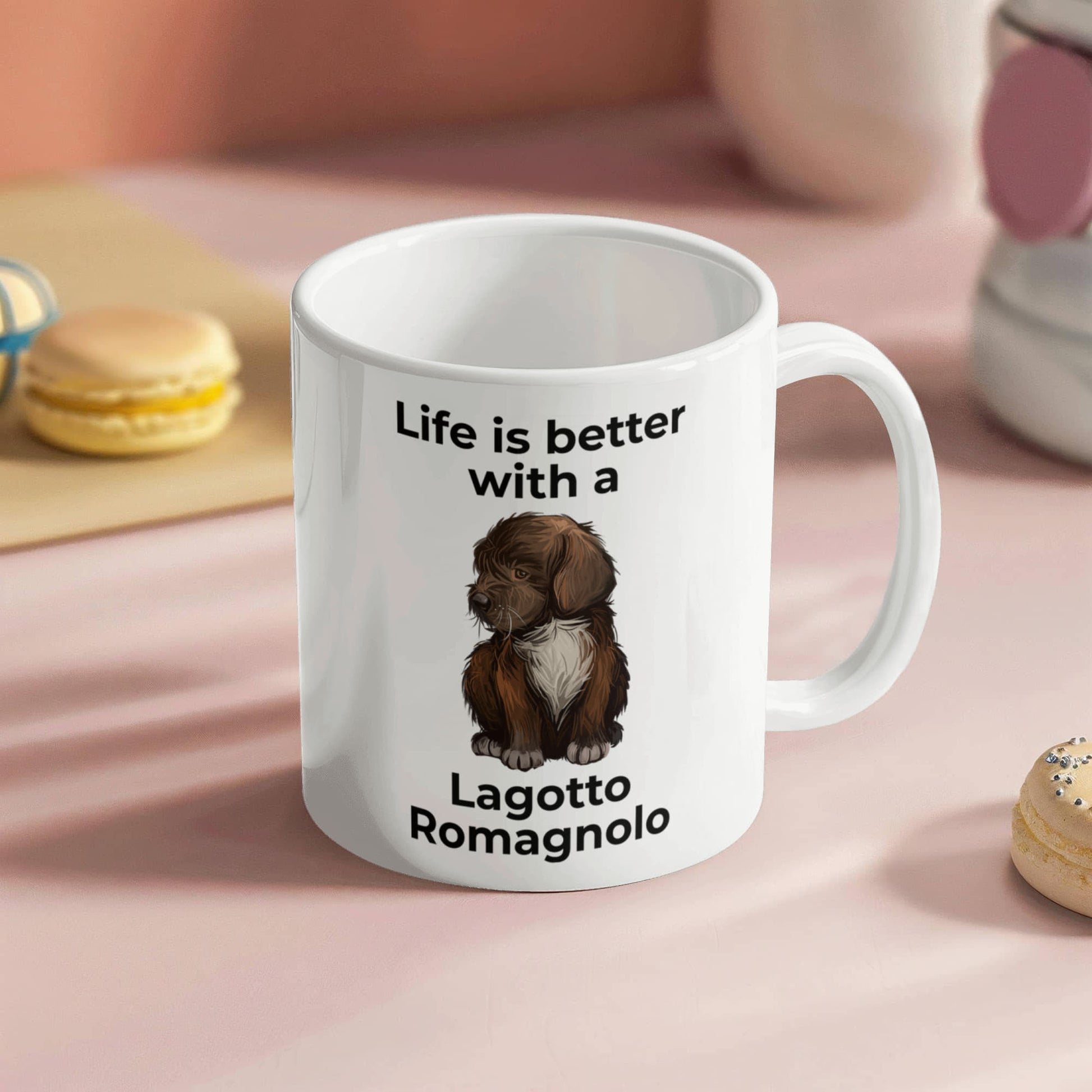 Life Is Better with a Lagotto Romagnolo Coffee Mug – Cute Dog Lover Gift for Lagotto Romagnolo Owners, Breeders & Pet Parents - Mallard Moon