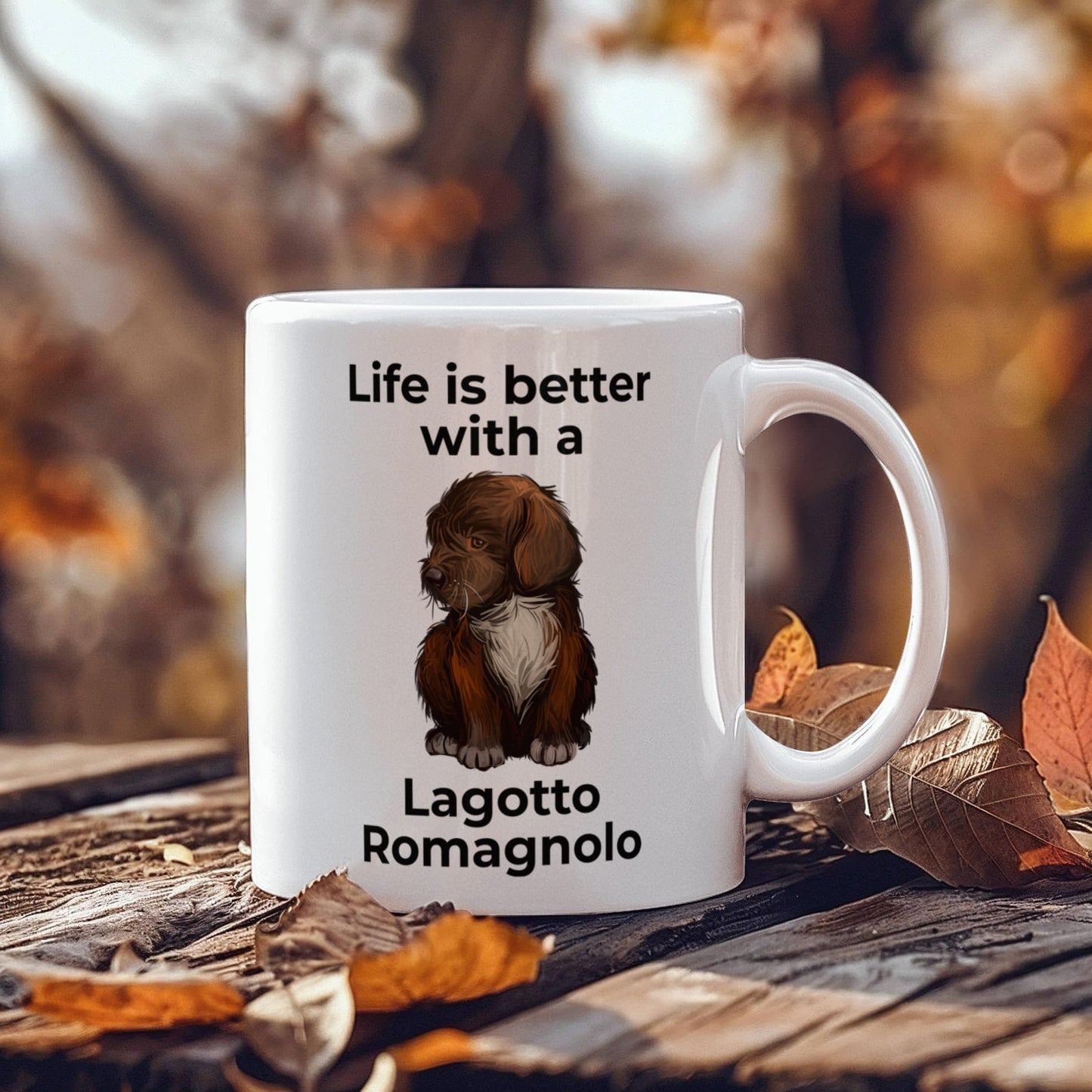 Life Is Better with a Lagotto Romagnolo Coffee Mug – Cute Dog Lover Gift for Lagotto Romagnolo Owners, Breeders & Pet Parents - Mallard Moon