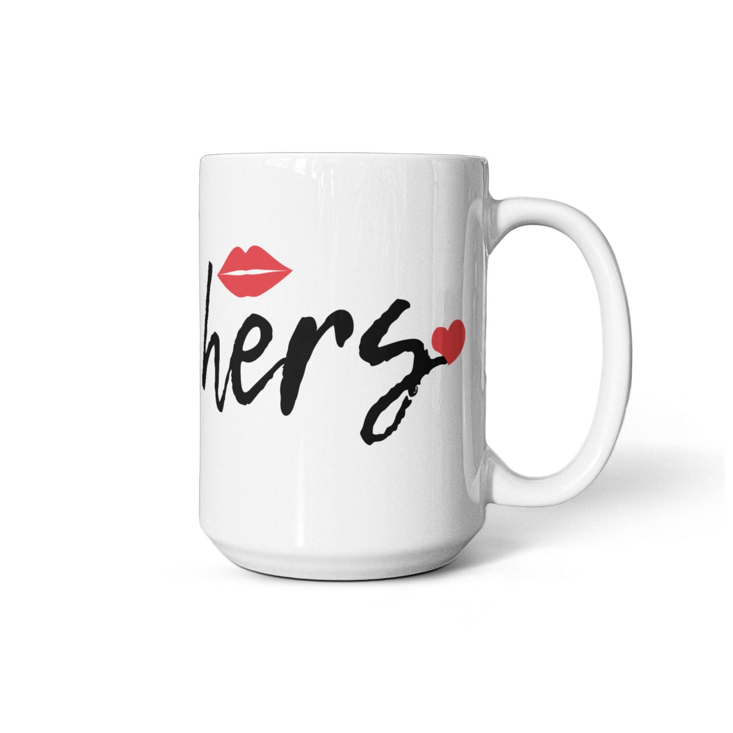 His and Hers Coffee Mug Set – Romantic Ceramic Mug Pair (11oz/15oz) for Couples, Anniversary, or Valentine’s Day - Mallard Moon Gift Shop