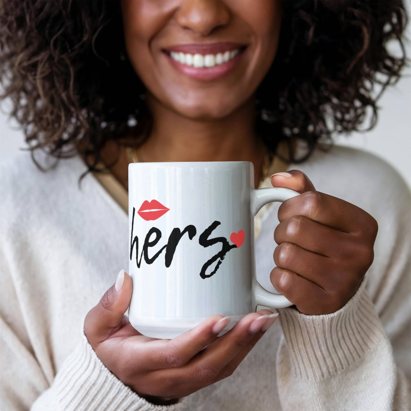 Her Love Mug – Ceramic Coffee Cup (11oz/15oz) Perfect for Romantic Occasions - Mallard Moon Gift Shop