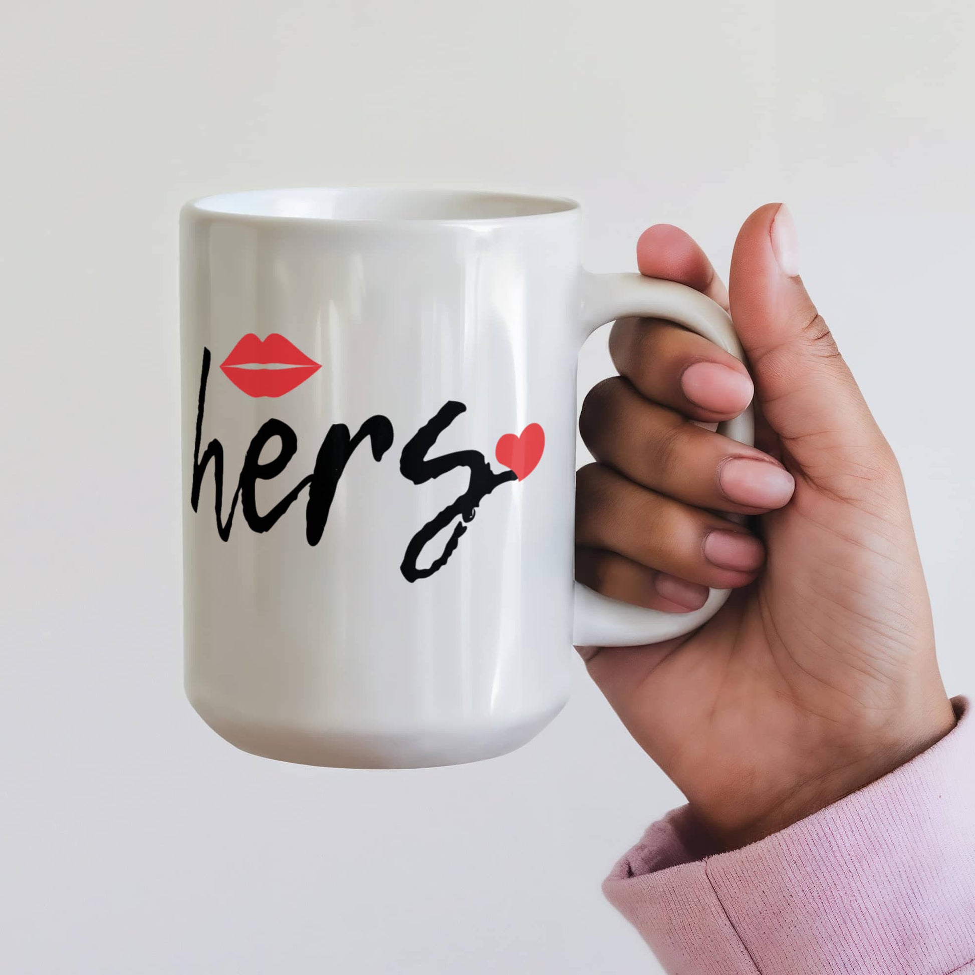 Her Love Mug – Ceramic Coffee Cup (11oz/15oz) Perfect for Romantic Occasions - Mallard Moon Gift Shop