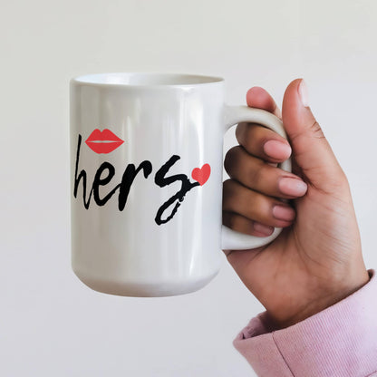 Her Love Mug – Ceramic Coffee Cup (11oz/15oz) Perfect for Romantic Occasions - Mallard Moon Gift Shop