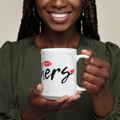 Her Love Mug – Ceramic Coffee Cup (11oz/15oz) Perfect for Romantic Occasions - Mallard Moon Gift Shop