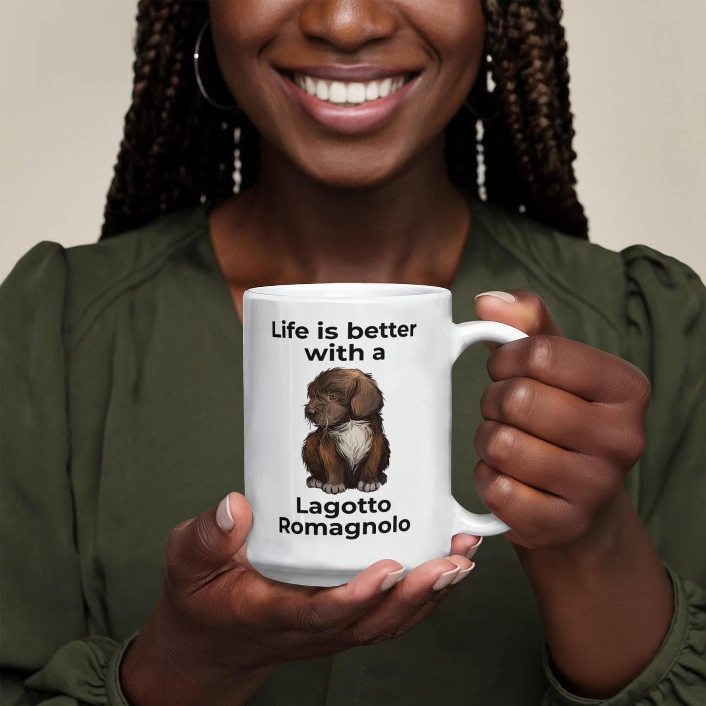 Life Is Better with a Lagotto Romagnolo Coffee Mug – Cute Dog Lover Gift for Lagotto Romagnolo Owners, Breeders & Pet Parents - Mallard Moon