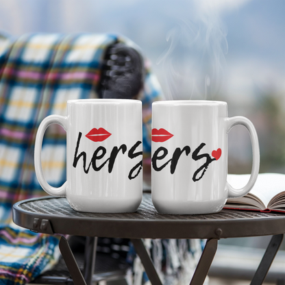 Her Love Mug – Ceramic Coffee Cup (11oz/15oz) Perfect for Romantic Occasions - Mallard Moon Gift Shop