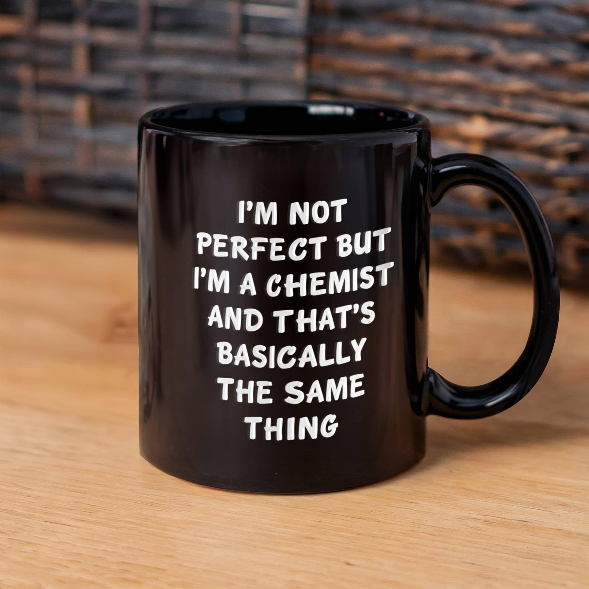Feel Like a Pro with This Funny Chemist Black Coffee Mug for Graduation, Gifts from Friends to Chemistry Lovers for Unique and Personalized Present - Mallard Moon Gift Shop