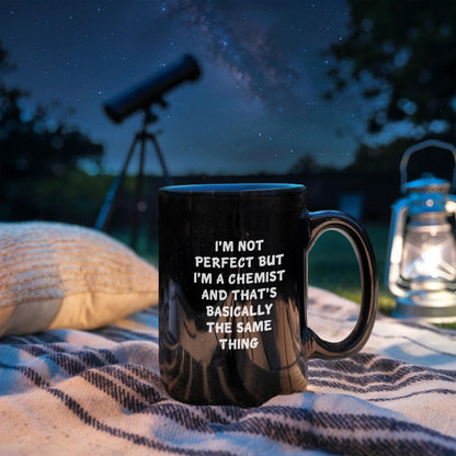 Feel Like a Pro with This Funny Chemist Black Coffee Mug for Graduation, Gifts from Friends to Chemistry Lovers for Unique and Personalized Present - Mallard Moon Gift Shop