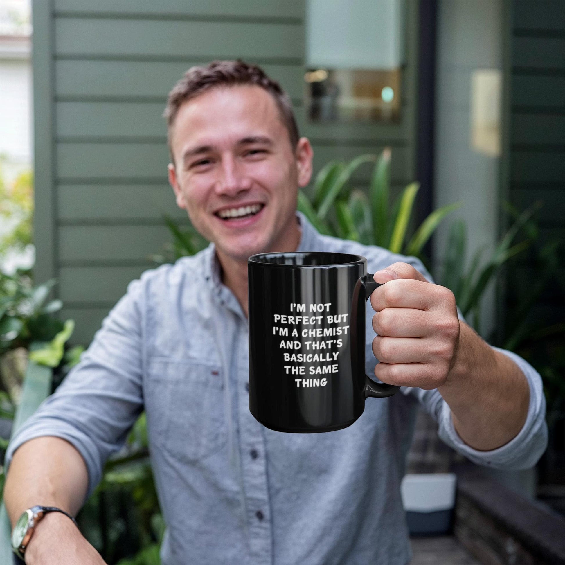 Feel Like a Pro with This Funny Chemist Black Coffee Mug for Graduation, Gifts from Friends to Chemistry Lovers for Unique and Personalized Present - Mallard Moon Gift Shop