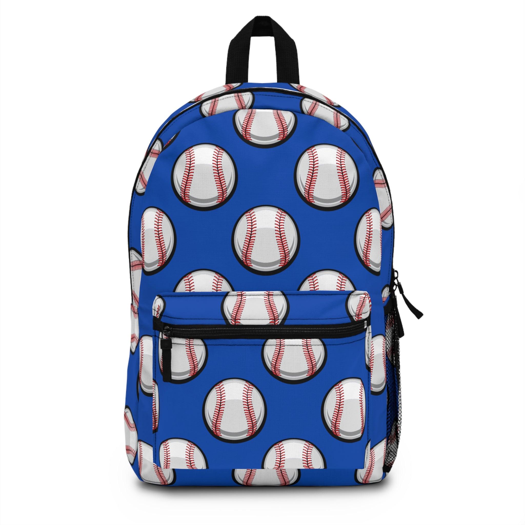 Baseball Blue Backpack - Mallard Moon Gift Shop