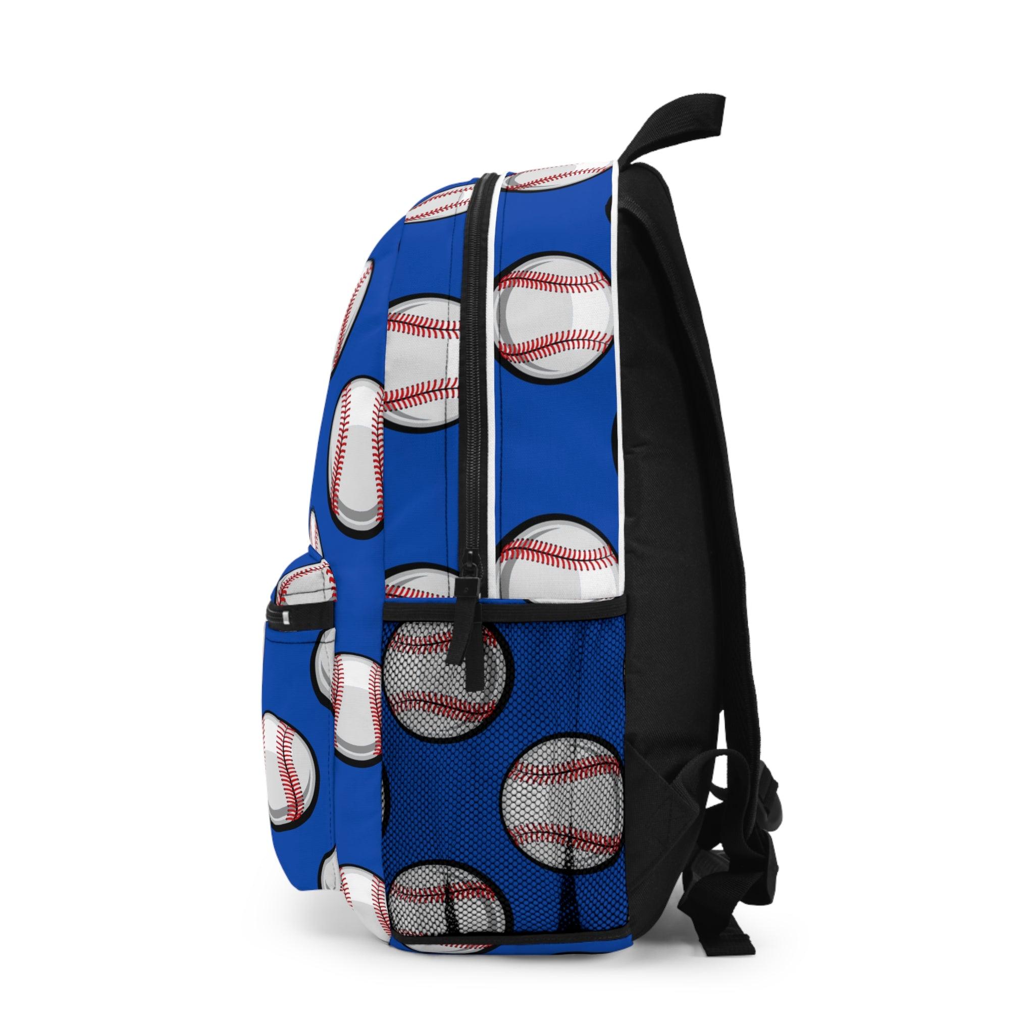 Baseball Blue Backpack - Mallard Moon Gift Shop
