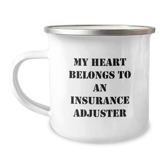 Funny Quotes Gifts from Men to Insurance Adjuster Friends Unique Christmas Mugs - Image 1