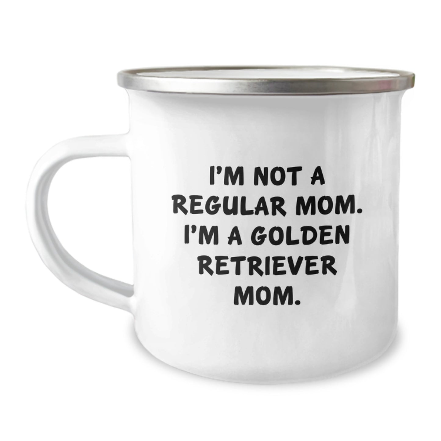 Funny Golden Retriever Mom Camping Mug Gifts for Dog Lovers Birthday Unique Presents from Friends Family - Image 1
