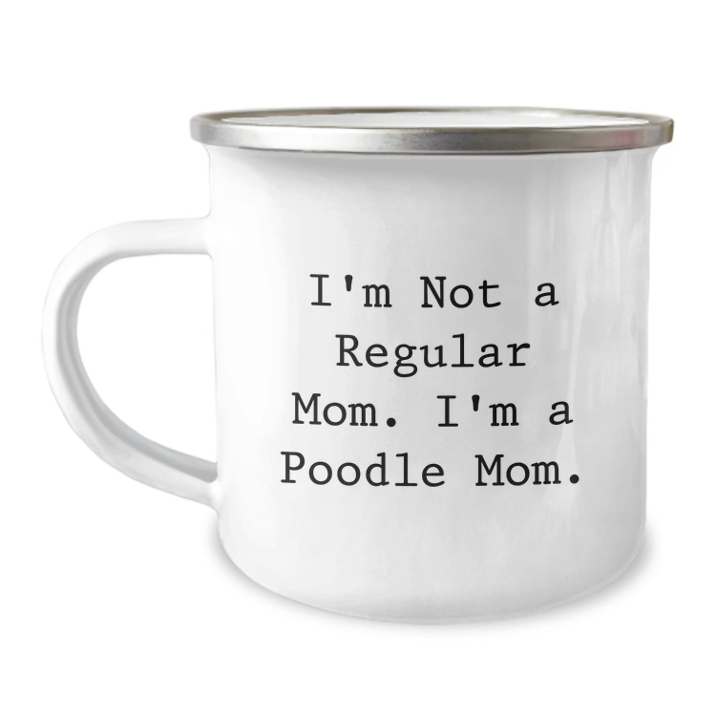 Funny Poodle Dog Gifts for Mom, Poodle Mom Camping Mug - Gifts from Family, Unique Christmas Unique Gifts - Image 1