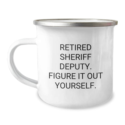 Funny Sheriff Deputy Gifts for Christmas Unique Mugs - Gifts from Men to Sheriff Deputy Friends - Image 1
