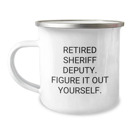 Funny Sheriff Deputy Gifts for Christmas Unique Mugs - Gifts from Men to Sheriff Deputy Friends - Image 1