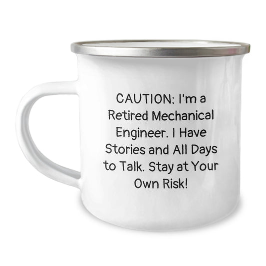 Funny Mechanical Engineer Gifts from Friends - Unique Camping Mug for Men - Image 1