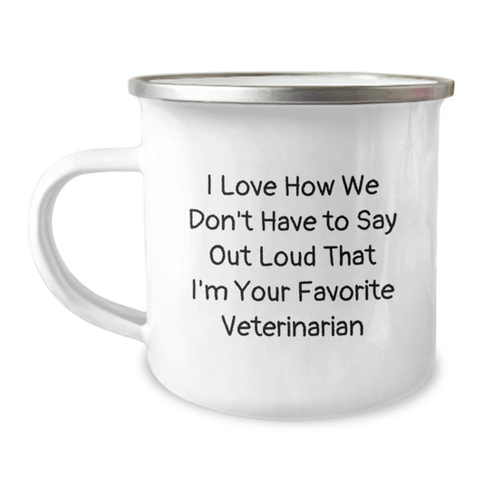 Funny Veterinarian Gift, Christmas Unique Mugs for Veterinarians, Camping Mug from Friends - Image 1