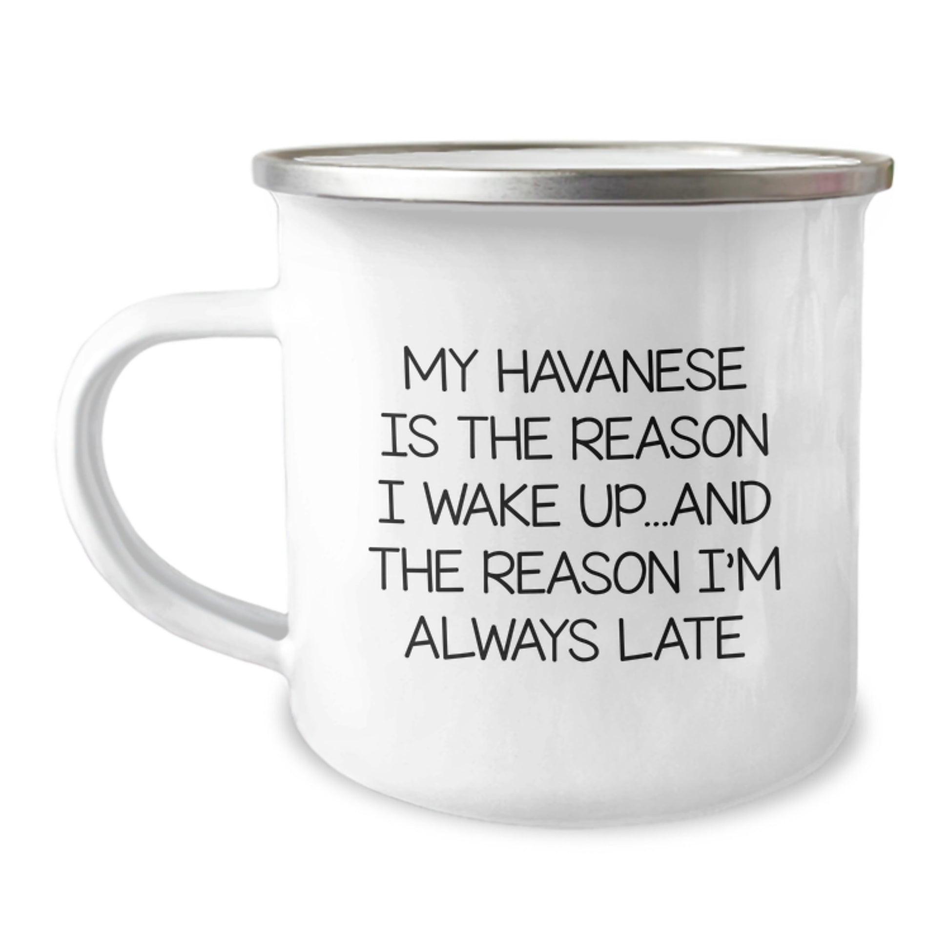 Havanese Dog Lovers Gifts from Family - My Havanese Dog Camping Mug for Men or Women - Funny Quote Birthday Unique Gifts - Image 1