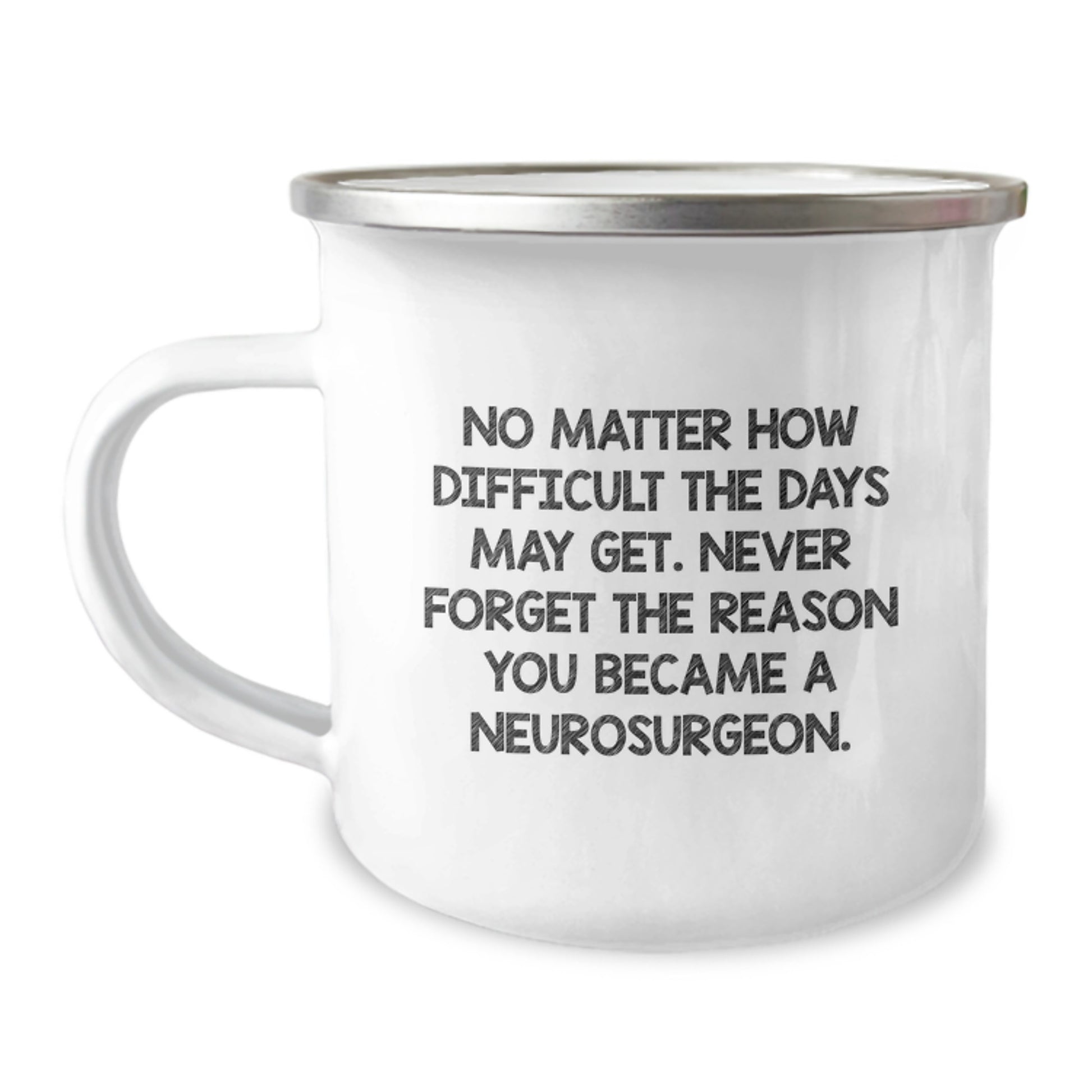 Gifts from Friends for the Dedicated Neurosurgeon - Inspirational Camping Mug - Image 1