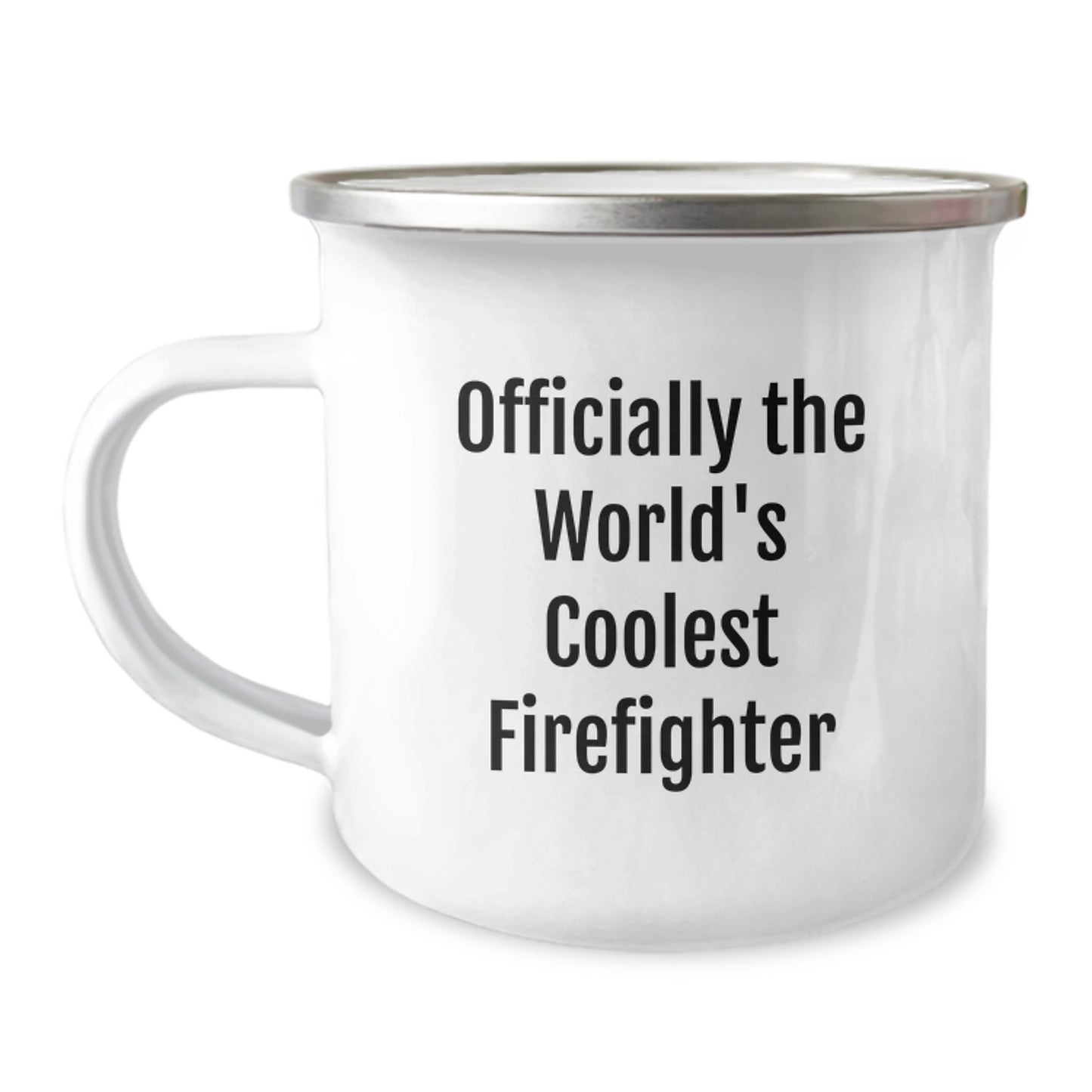 Gifts for Firefighters - Officially the World's Coolest Firefighter, Funny Camping Mug, Christmas Unique Gifts from Friends, Family, or Coworkers - Image 1