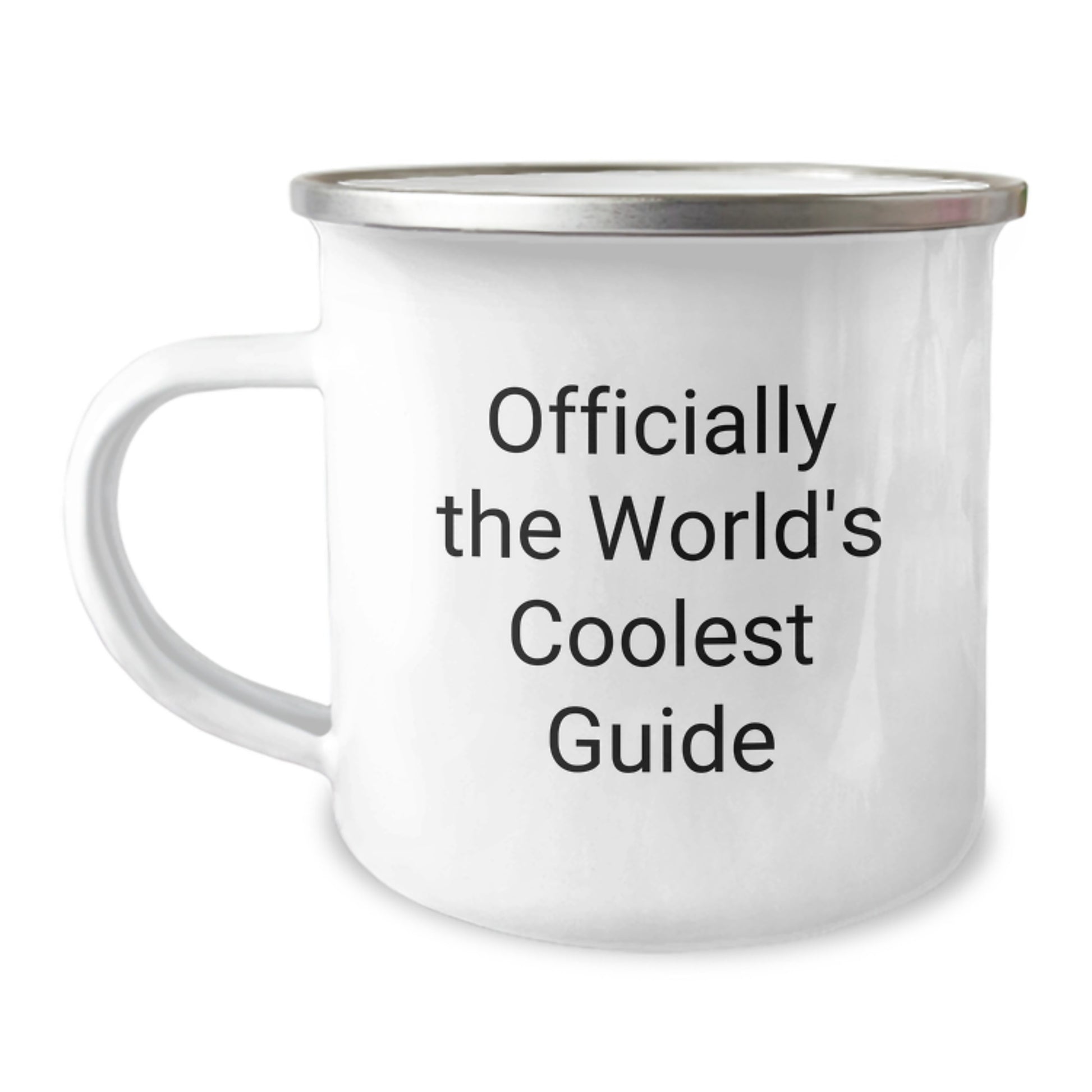 Camping Mugs for Guide Enthusiasts, Funny 'Officially The World's Coolest Guide' Gifts from Friends, Unique Graduation Mugs for Guide Lovers - Image 1