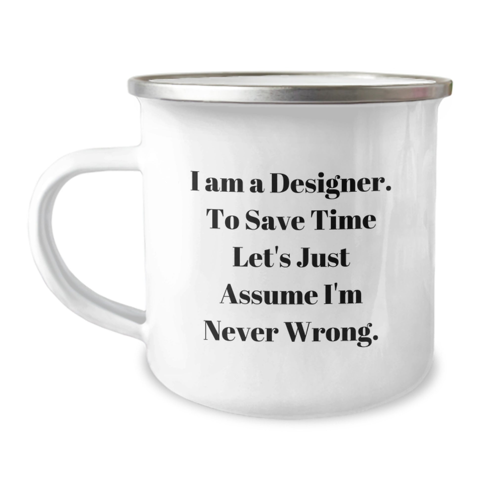 Funny Designer Gifts for Him - Unique Camping Mug from Friends - Perfect for Designer Men - Christmas Unique Gifts - Image 1