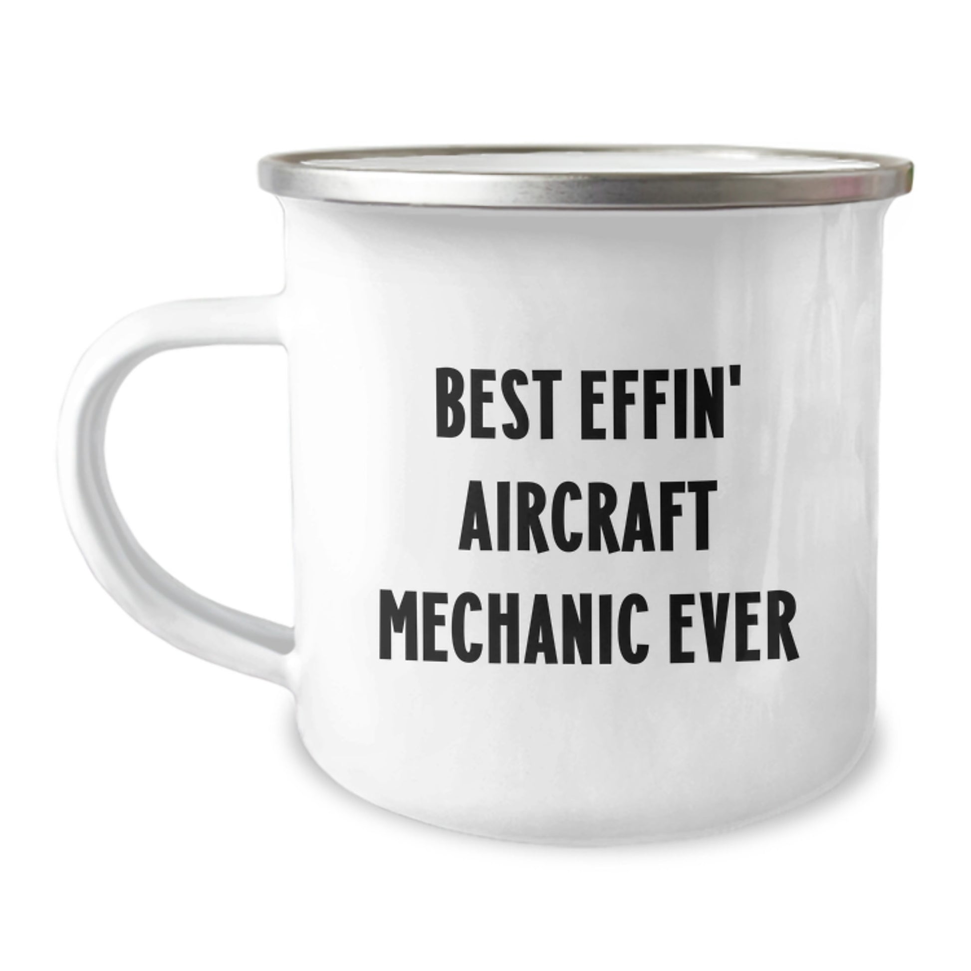 Funny Gifts from Friends for the Best Effin' Aircraft Mechanic Ever - Christmas Unique Mugs for Men - Image 1