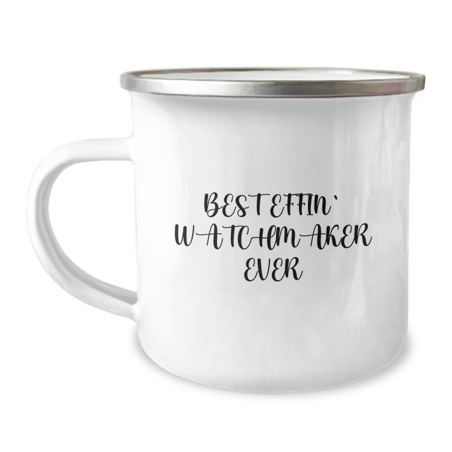 Funny Watchmaker Gifts from Men, Unique Camping Mug for Watchmaker Friends, Best Effin' Watchmaker Ever Quote, Perfect Graduation Gifts for Watchmaker Enthusiasts - Image 1