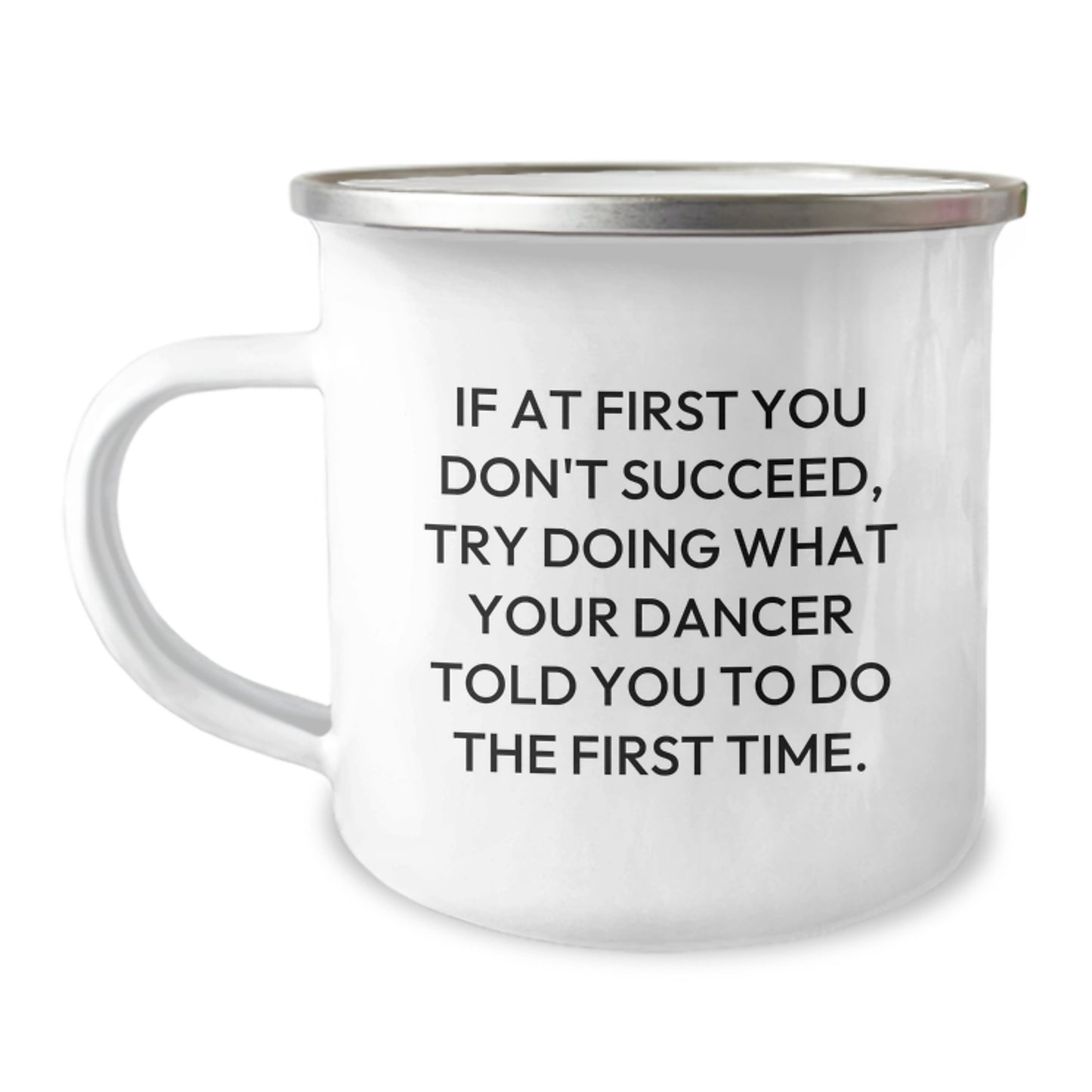 Funny Dancer Quotes Gifts from Family for Christmas Unique Camping Mug Stainless Steel - Image 1