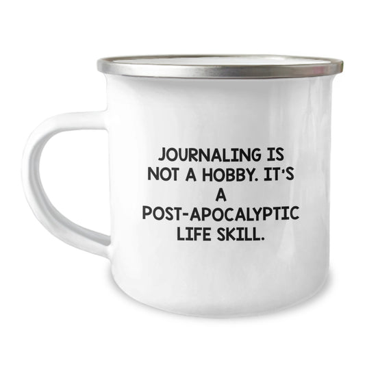 Funny Journaling Camping Mug Gifts from Family to Journaling Lovers for Christmas - Image 1