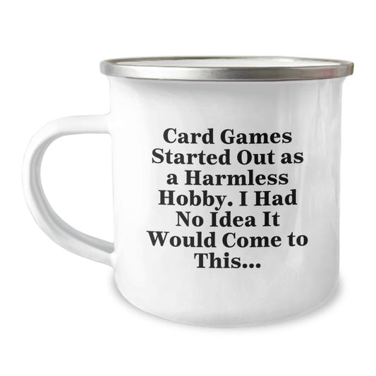Funny Card Games Camping Mug Gifts from Friends for Card Game Enthusiasts This Christmas - Image 1