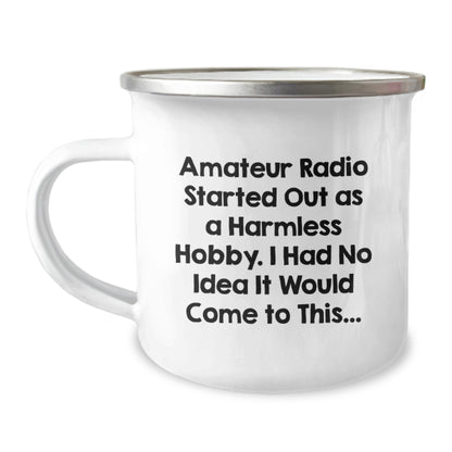 Funny Amateur Radio Christmas Unique Gifts from Friends to Amateur Radio Enthusiasts, Unique Camping Mug with Inspirational Quote, Perfect for Christmas Unique Gifts - Image 1