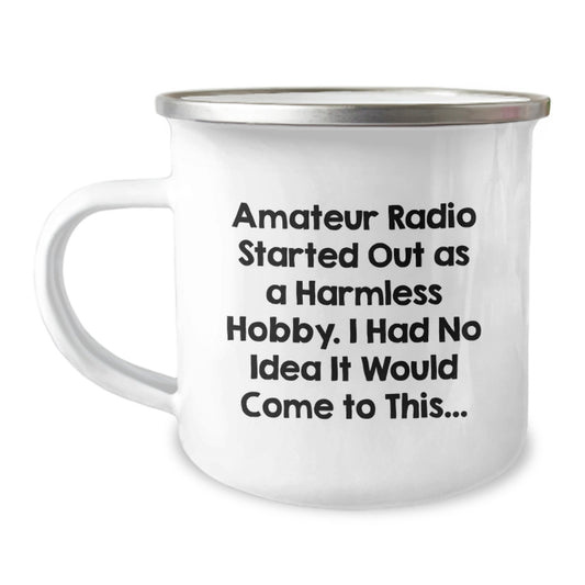 Funny Amateur Radio Christmas Unique Gifts from Friends to Amateur Radio Enthusiasts, Unique Camping Mug with Inspirational Quote, Perfect for Christmas Unique Gifts - Image 1