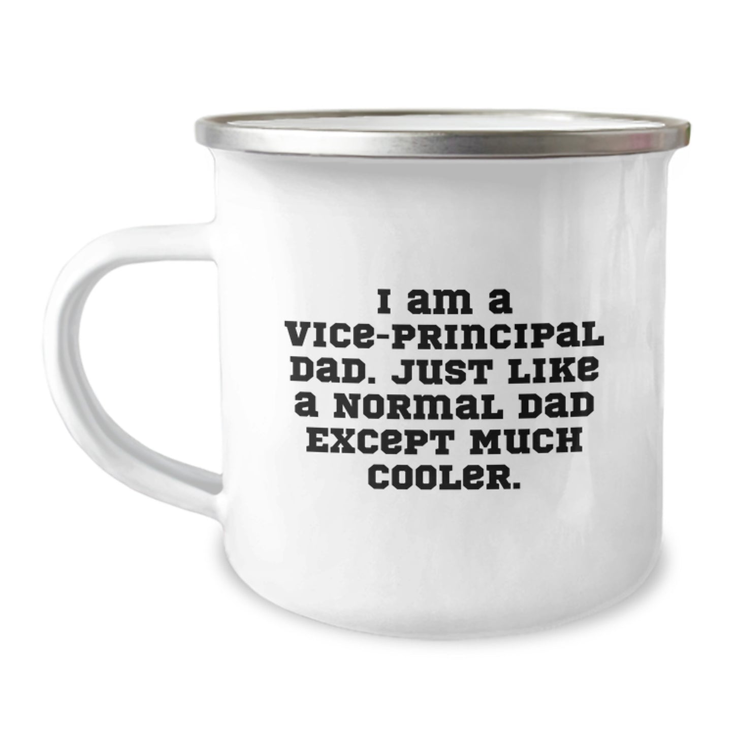 Funny Vice-principal Gifts from Dad, Vice-principal Dad Camping Mug, Christmas Unique Gifts for Vice-principal Dad - Image 1