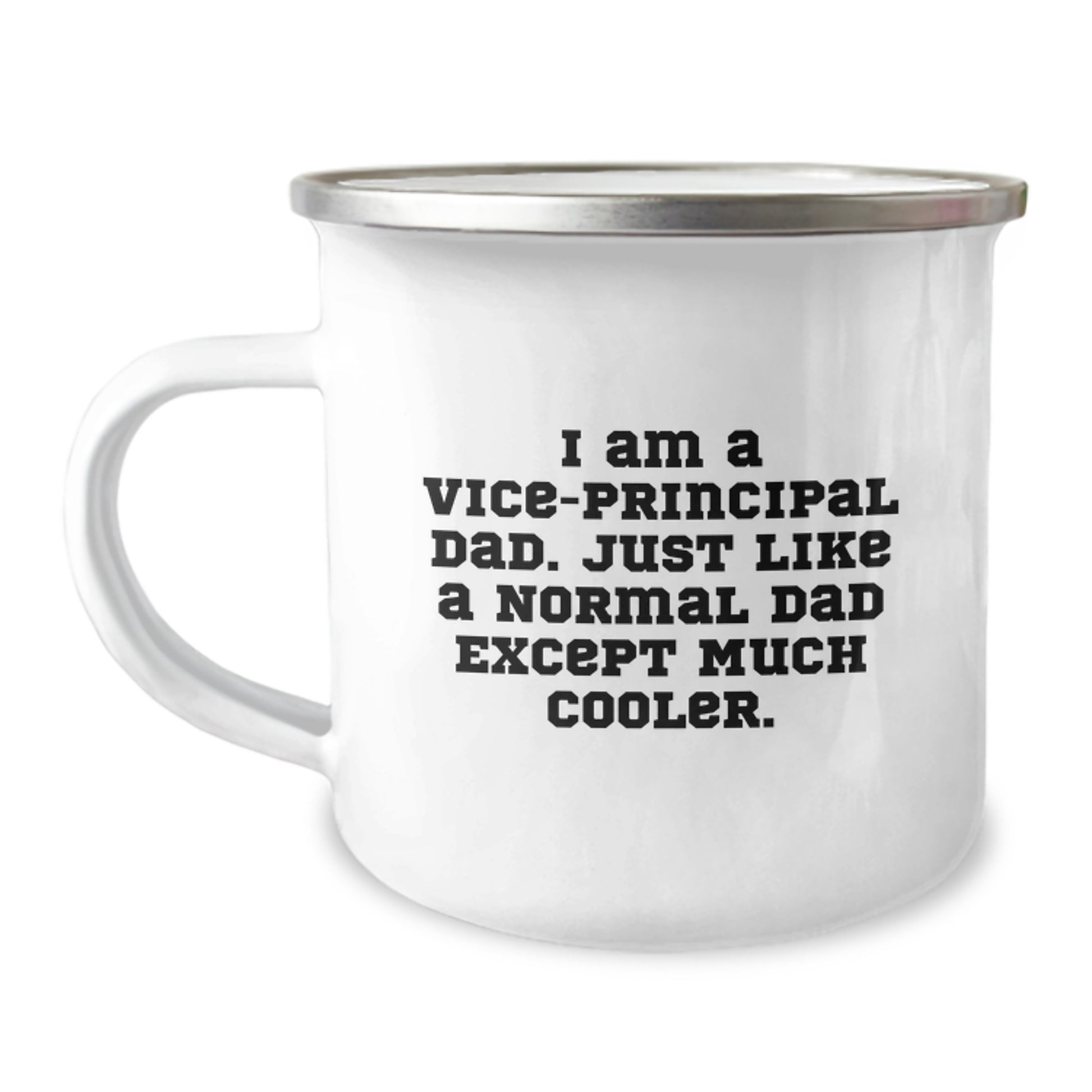 Funny Vice-principal Gifts from Dad, Vice-principal Dad Camping Mug, Christmas Unique Gifts for Vice-principal Dad - Image 1