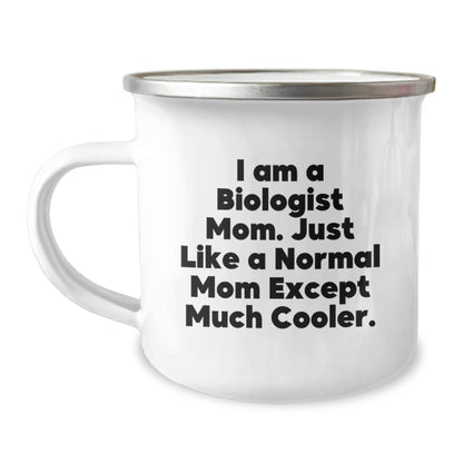 Funny Biologist Mom Christmas Camping Mug Gifts from Friends to Family - Image 1