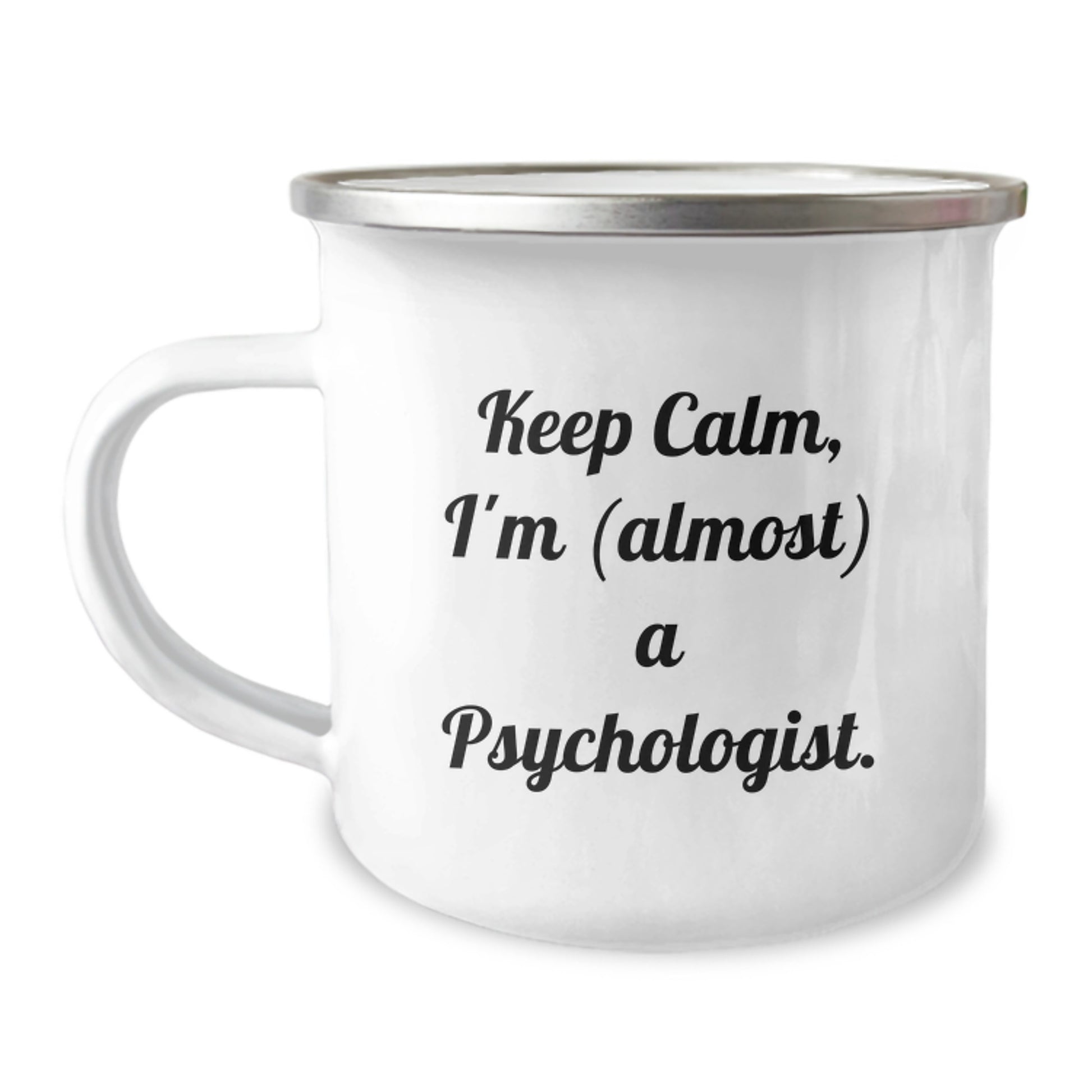 Funny Psychologist Gifts, Keep Calm I'm (almost) A Psychologist Christmas Unique Presents for Psychologist Friends - Image 1
