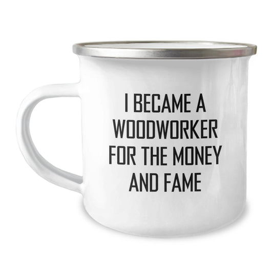 Funny Woodworker Gifts for Men, Inspirational Woodworker Mug, Christmas Unique Personalized Mugs for Woodworker Enthusiasts from Family - Image 1