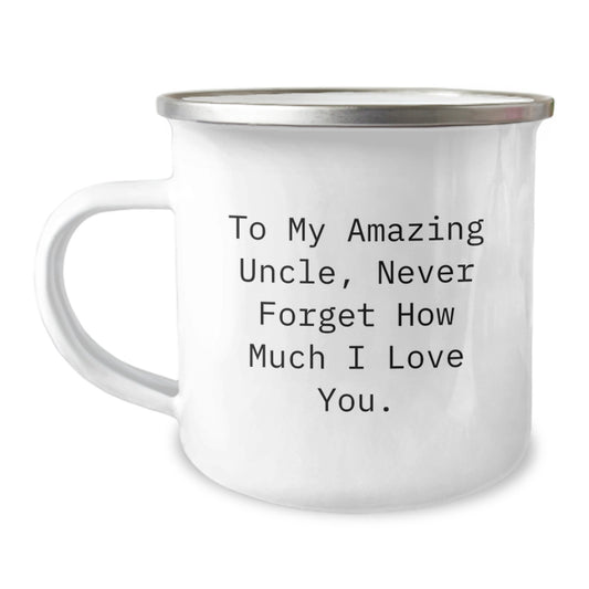 Funny Uncle Gifts, Christmas Unique Mugs for Men, To My Amazing Uncle, Camping Adventure - Image 1