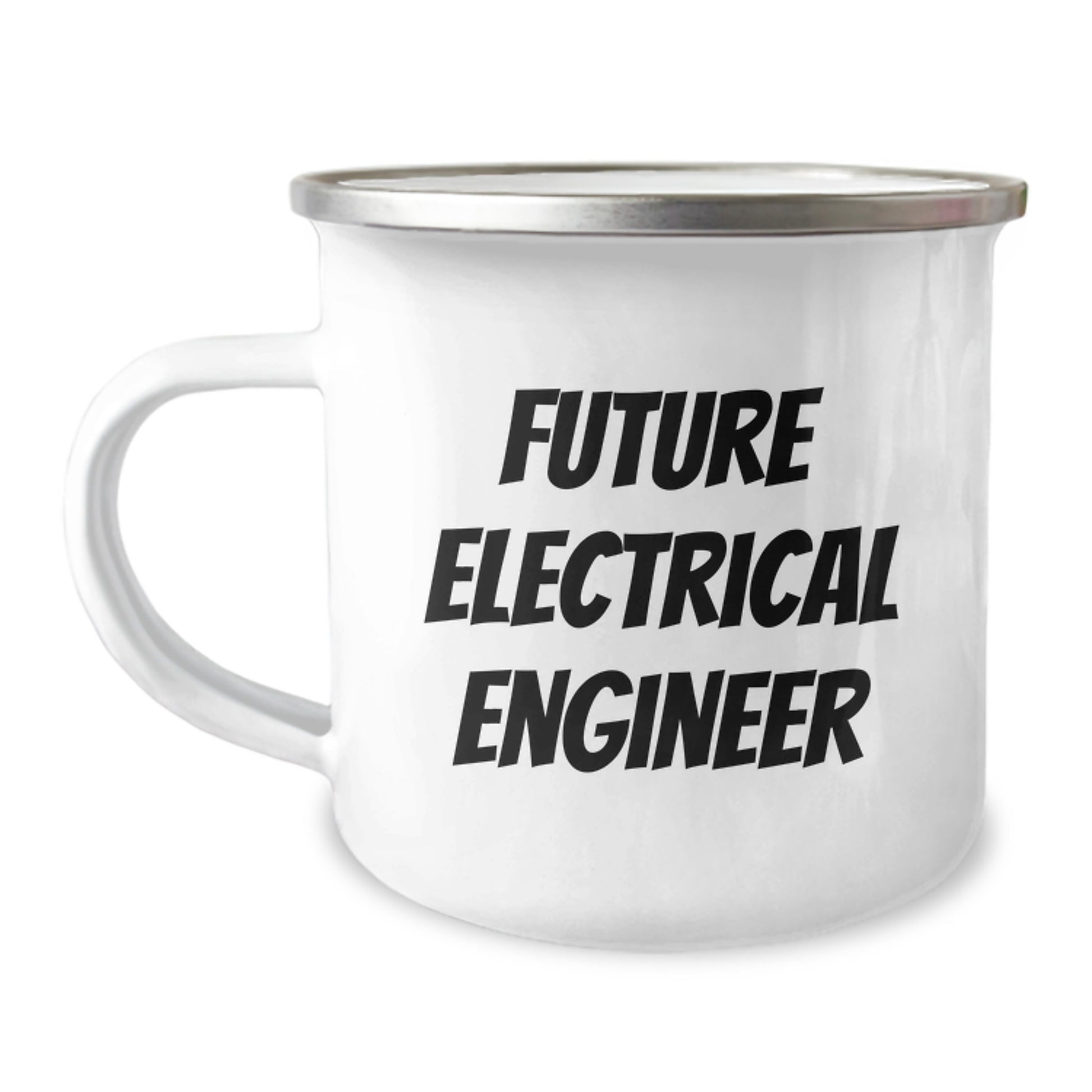 Funny Electrical Engineer Gifts, Gifts from Friends, Electrical Engineer Camping Mug, 'Future Electrical Engineer' Quote, Christmas Unique Gifts for Men - Image 1