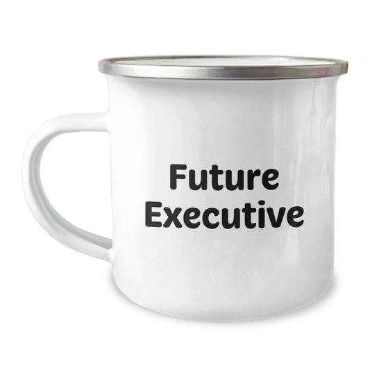 Funny Executive Gifts for Men, Unique Christmas Unique Gifts from Friends to Executive Friends, Funny Executive Camping Mug - 'You're the CEO of My Heart, Future Executive' - Image 1