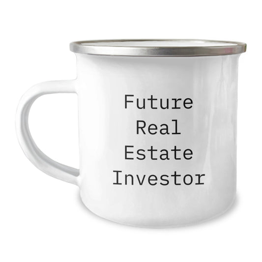 Funny Real Estate Investor Gifts from Friends - 'Future Real Estate Investor' Quote Birthday Unique Gifts for Him - Image 1