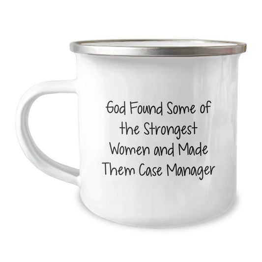 Funny Case Manager Christmas Unique Gifts from Friends for Case Manager Women Camping Mug - Image 1