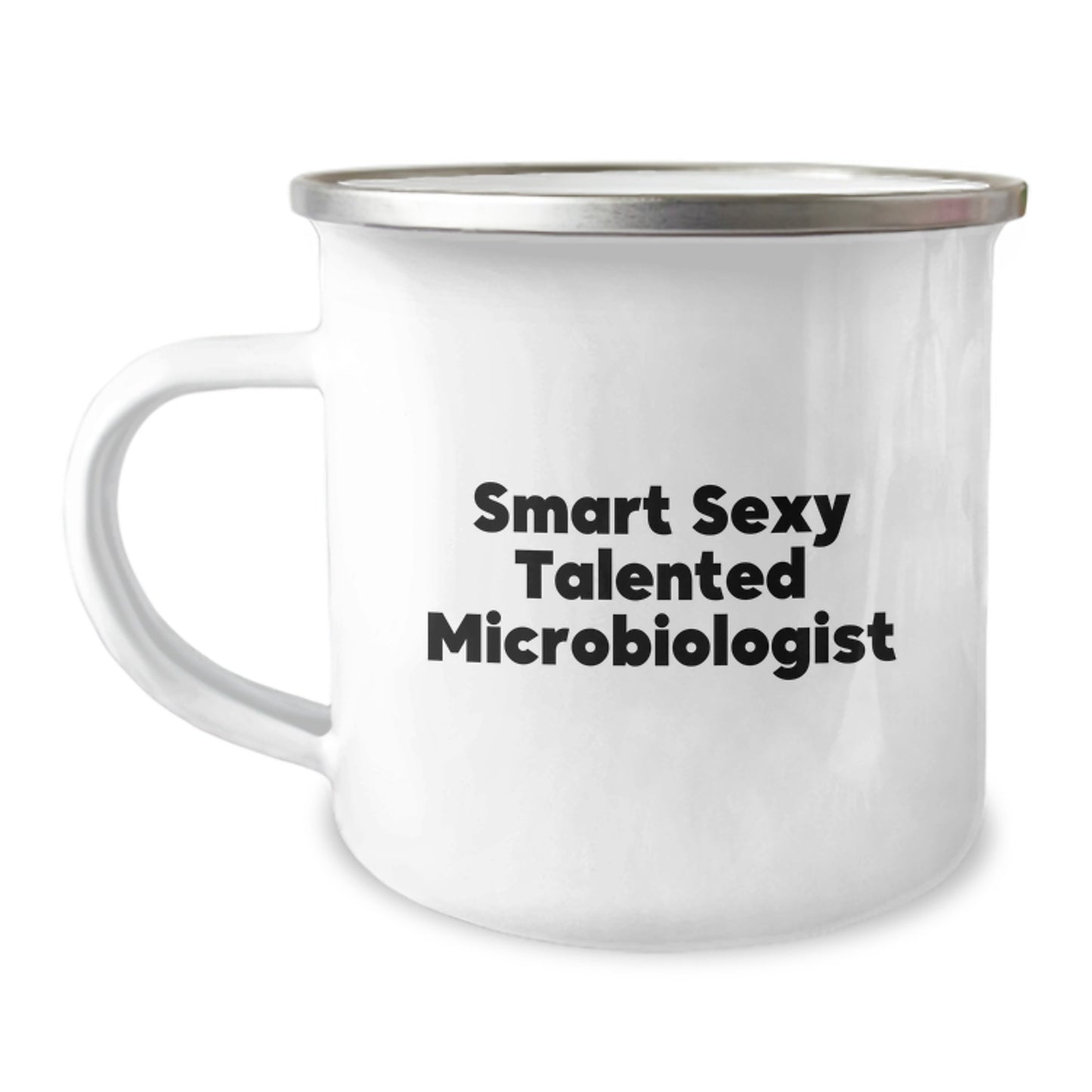 Smart Sexy Talented Microbiologist Gifts for Men Women Friends Coworkers Family - Funny Microbiologist Camping Mug, Christmas Unique Gifts from Friends to Family - Image 1