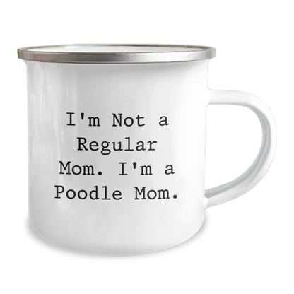 Funny Poodle Dog Gifts for Mom, Poodle Mom Camping Mug - Gifts from Family, Unique Christmas Unique Gifts - Image 2