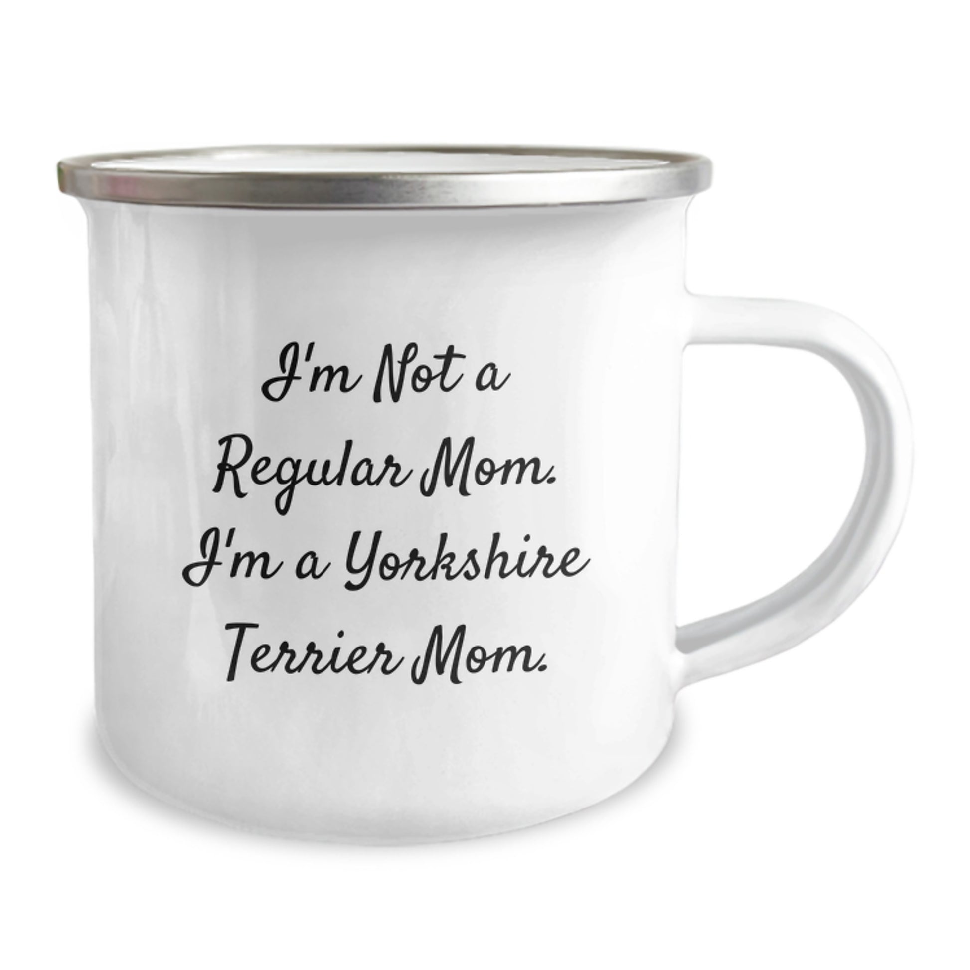 Funny Yorkshire Terrier Dog Camping Mug Gifts from Mom for Birthday Unique Presents for Yorkshire Terrier Dog Lovers - I'm Not A Regular Mom. I'm A Yorkshire Terrier Mom. - Image 2